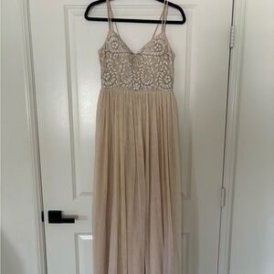 Cream Formal Bridesmaid Dress